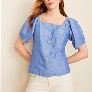 Ann Taylor chambray blouse!